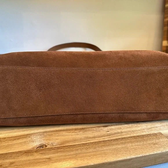 Coach Brown Suede Hobo Bag - Picture 7 of 10